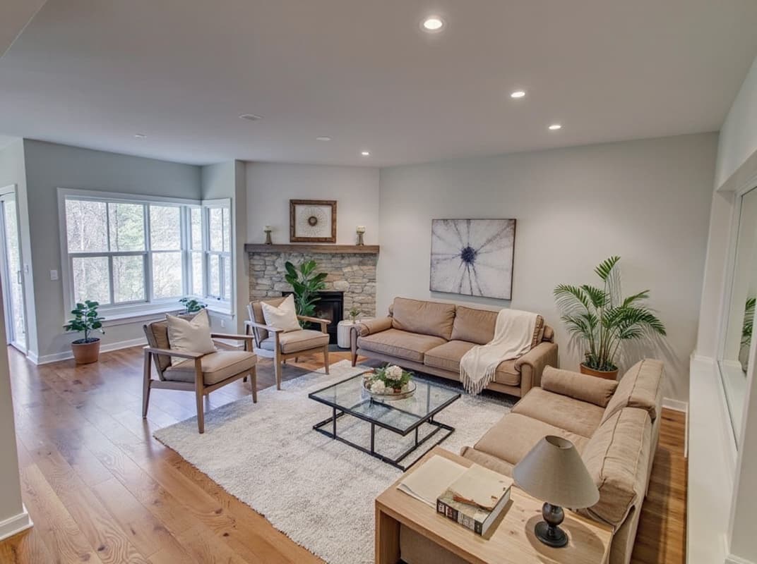 Cozy interior design style example